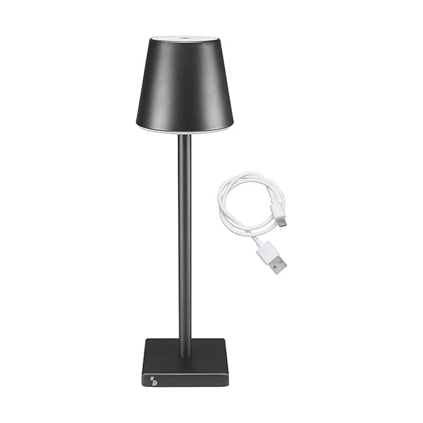 Beper Lighting Black / Brand New / 1 Year Beper, Rechargeable Table Lamp, P201UTP101