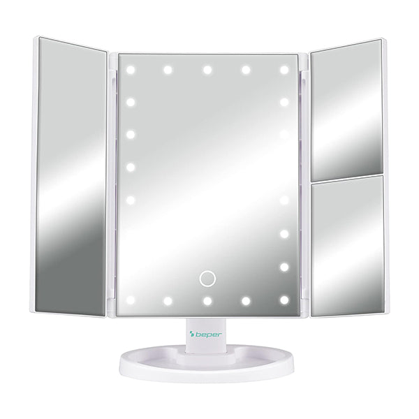 Beper Personal Care White / Brand New Beper, Make Up Mirror With Led Light, P302VIS050