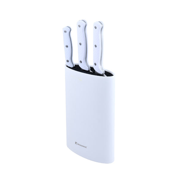 Bergner Kitchen & Dining White / Brand New Bergner, 4Pc Knife Set S/S Naturally Bg Naturally - Bg-39245-Wh