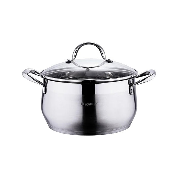 Bergner Kitchen & Dining Stainless Steel / Brand New Bergner, Casserole 24X10Cm 4.5L Ss Ind W/L Gourmet - BG-6530