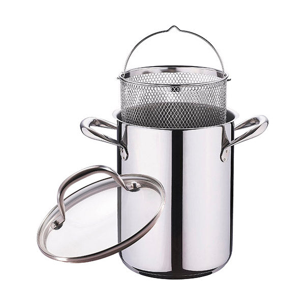 Bergner Kitchen & Dining Stainless Steel / Brand New Bergner, Pasta Pot 16X21Cm 4.2L Ss Ind W/L Gourmet - BG-6379