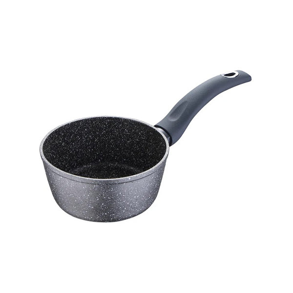 Bergner Kitchen & Dining Grey / Brand New Bergner, Saucepan 16X7.5Cm Snake Skin Textured Handle - Bg-8517-Mbg