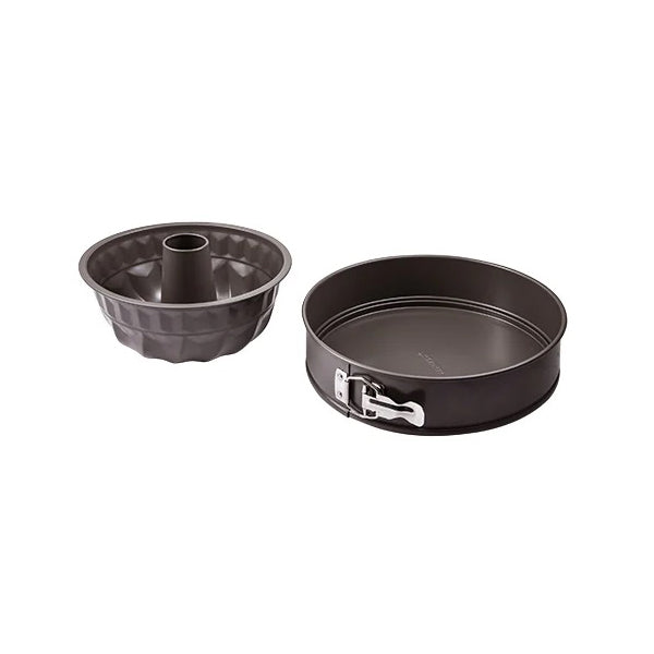 Bergner Kitchen & Dining Black / Brand New Bergner, Set 2Pcs Bakeware Carbon Steel Bakeware Lovers - Bg-37194-Co