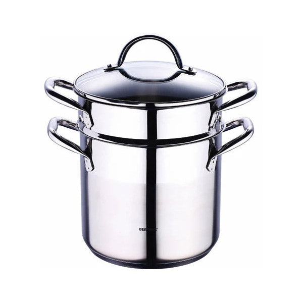 Bergner Kitchen & Dining Stainless Steel / Brand New Bergner, Set 3 Pcs Pasta Pot - BG-6520