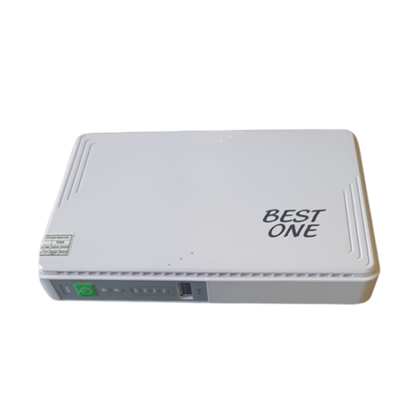 Best One Electronics Accessories White / Brand New Best One Mini DC UPS 8800mAH, UPS For Router
