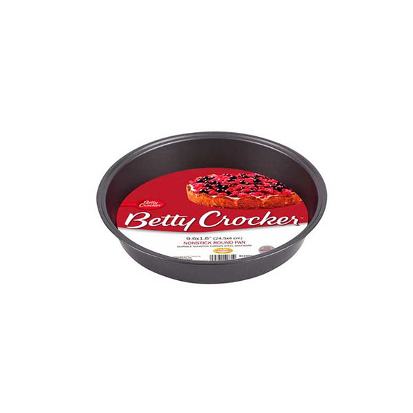 Betty Crocker Kitchen & Dining Grey / Brand New Betty Crocker, BC1003, Round Pie Pan - 24.5 x 4cm
