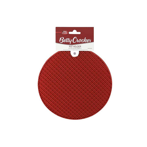 Betty Crocker Kitchen & Dining Red / Brand New Betty Crocker, BC4050 Silicone Pot Pad 20cm