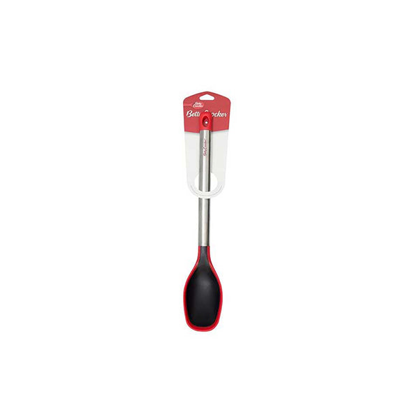 Betty Crocker Kitchen & Dining Black/silver / Brand New Betty Crocker, BC4071, Silicone Solid Spoon /SS Handle