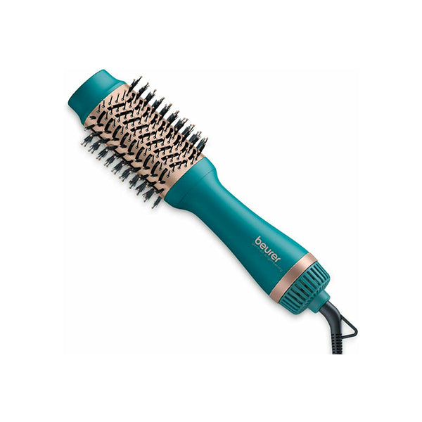 Beurer Personal Care Green / Brand New Beurer HC 45 Ocean 2-in-1 Volumising Hair Dryer Brush - 59420