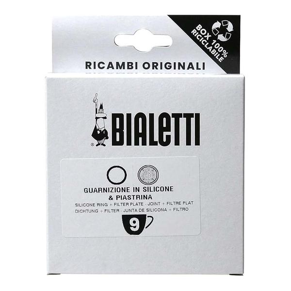 Bialetti Beverages Bialetti 0800041/NP Silicone Gasket & Filter for 9-Cup Coffee Makers Aluminium,BIA0800041
