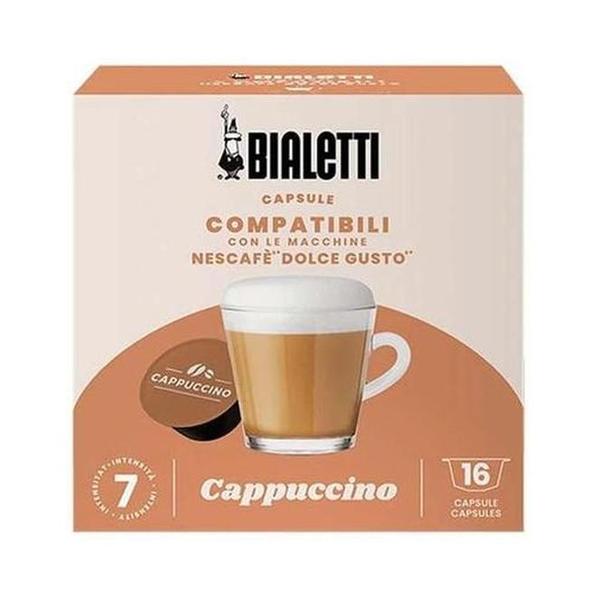 Bialetti Beverages Bialetti 96080444 16 PCS Dolce Gusto Compatible Cappuccino Capsules, BIA096080444