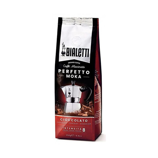 Bialetti Beverages Brand New Bialetti, Ground Coffee Perfetto Moka, Chocolate 250G - 096080359