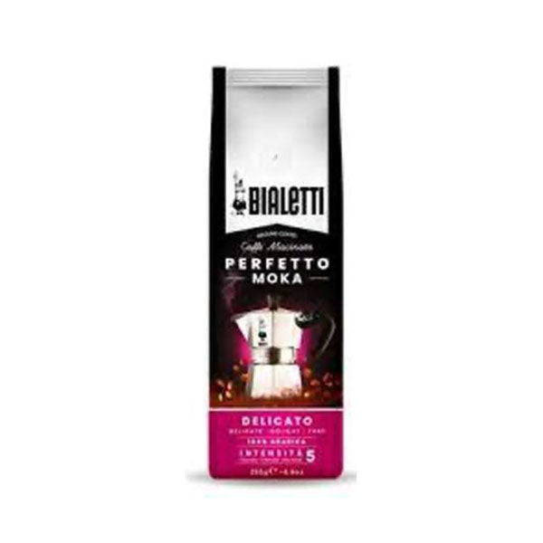 Bialetti Beverages Brand New Bialetti, Ground Coffee Perfetto Moka, Delicato 250G - 096080356