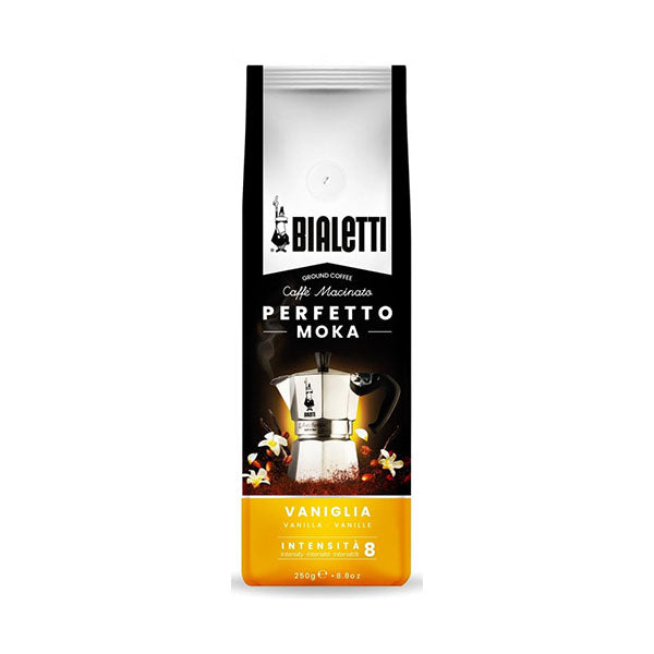 Bialetti Beverages Brand New Bialetti, Ground Coffee Perfetto Moka, Vanilla 250G - 096080360