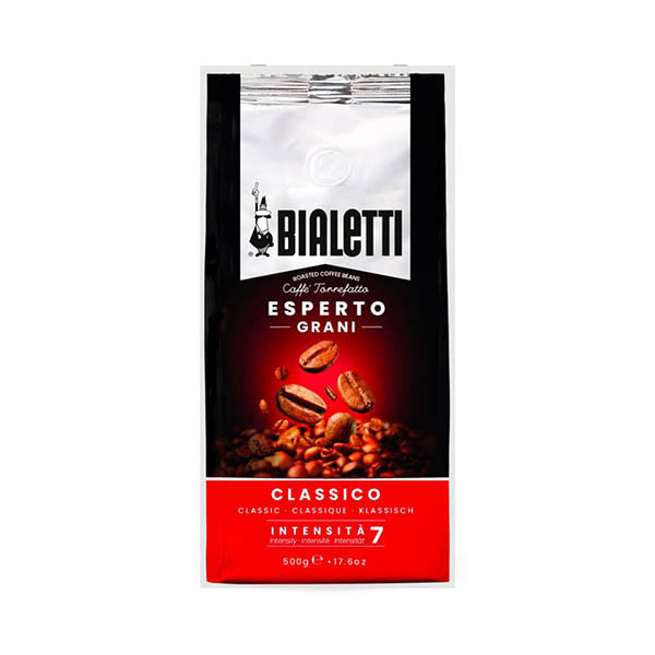 Bialetti Beverages Brand New Bialetti, Roasted Coffee Bean, Classico 500G - 096080391