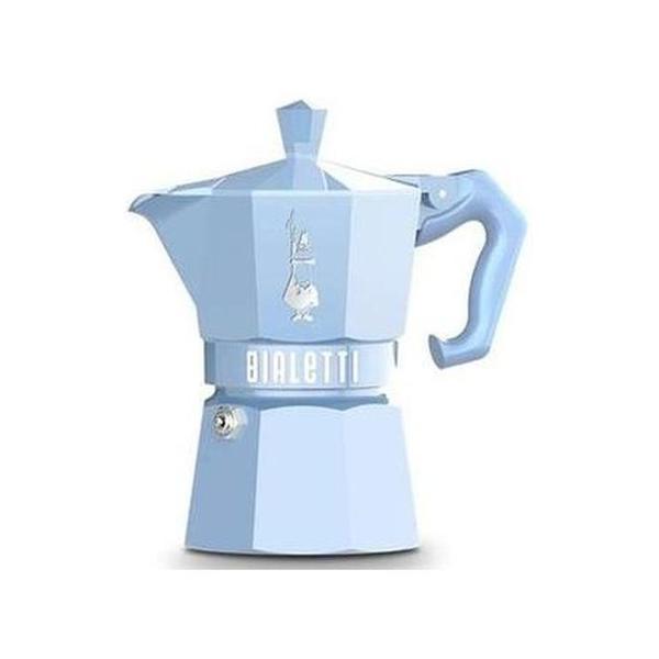 Bialetti Kitchen & Dining Bialetti 0009061 Moka Exclusive L. Blue 3 Cups,BIA0009061