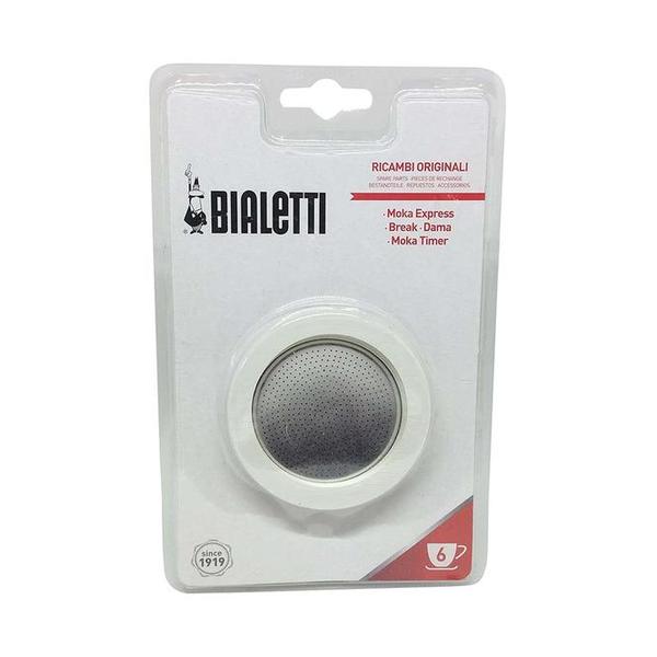 Bialetti Kitchen & Dining Bialetti 0800040/NP 1 silicon gasket + 1 filter 6 cups,BIA0800040