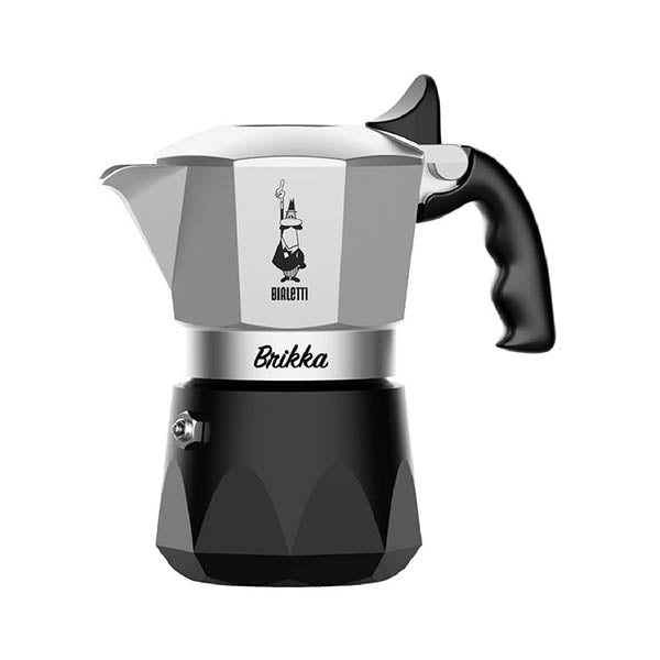 Bialetti Kitchen & Dining Black/silver / Brand New / 1 Year Bialetti, Brikka 2 Cups - 0007327