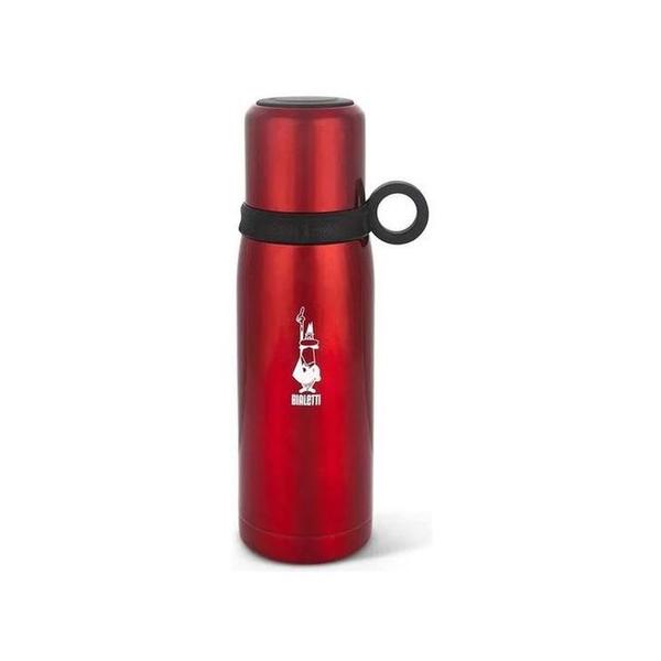 Bialetti Kitchen & Dining Bialetti DCXIN00001/2 Red Vacuum Flask with Cup/Lid, BIADCXIN00001