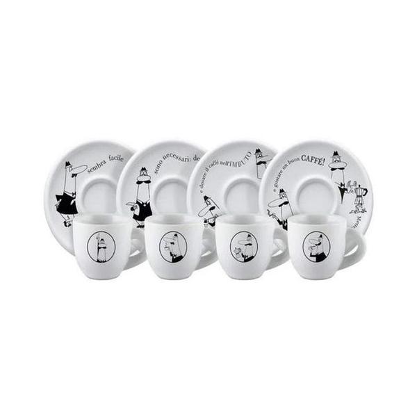 Bialetti Kitchen & Dining Bialetti Y0TZ033 Set of 4 moka carousel cups,BIAY0TZ033