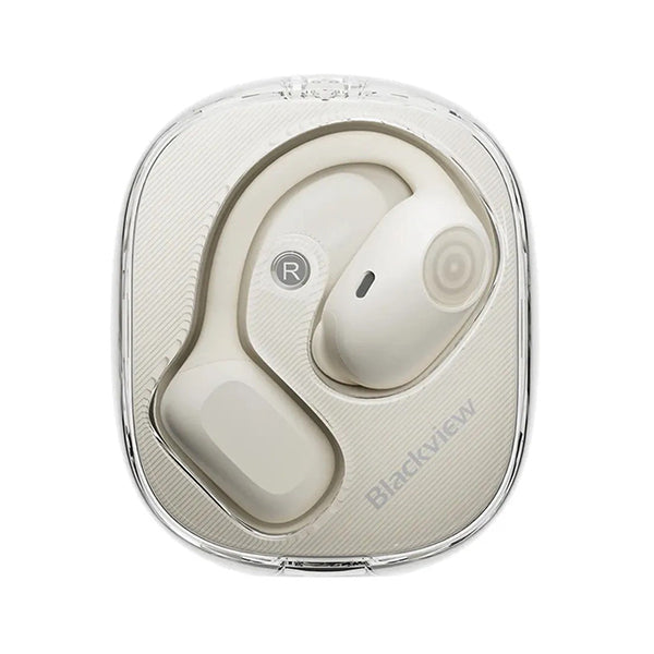 Blackview Audio White / Brand New / 1 Year Blackview AirBuds 100 Open-Ear To Hear The World, Air-Conduction To Feel The Beat