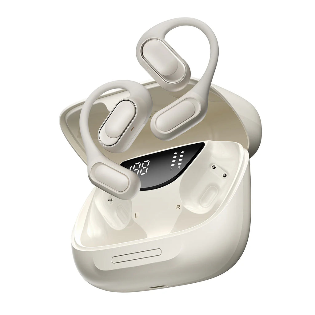 Blackview Audio White / Brand New / 1 Year Blackview AirBuds 200 IP68 Waterproof AI-powered ENC Bluetooth 5.4 Open-ear OWS Earbuds