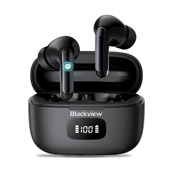 Blackview Audio Black / Brand New Blackview AirBuds 8 Wireless Earbuds, Wireless Headphones Bluetooth 5.3 Headphones, NEW Bluetooth Earphones in Ear Deep Bass Noise Cancelling Bluetooth Earbuds Ear Buds IPX7 Waterproof LED Display