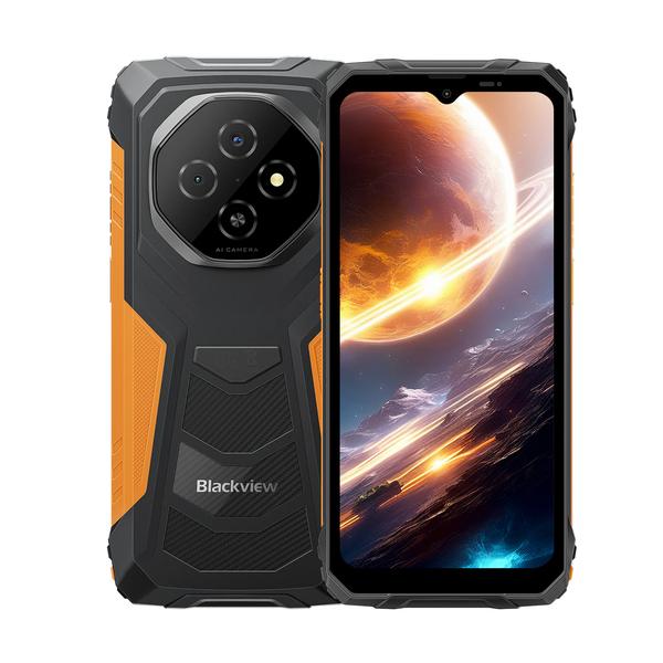 Blackview Communications Orange / Brand New / 1 Year Blackview FORT 1 10000mAh 6.56-inch 90Hz Smart AI Display 12GB/128GB (8GB Extended RAM) AI Ruggedized Cellphone