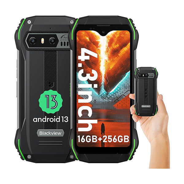 Blackview Mobile Phone Green / Brand New / 1 Year Blackview N6000 8GB/256GB, Rugged Phone