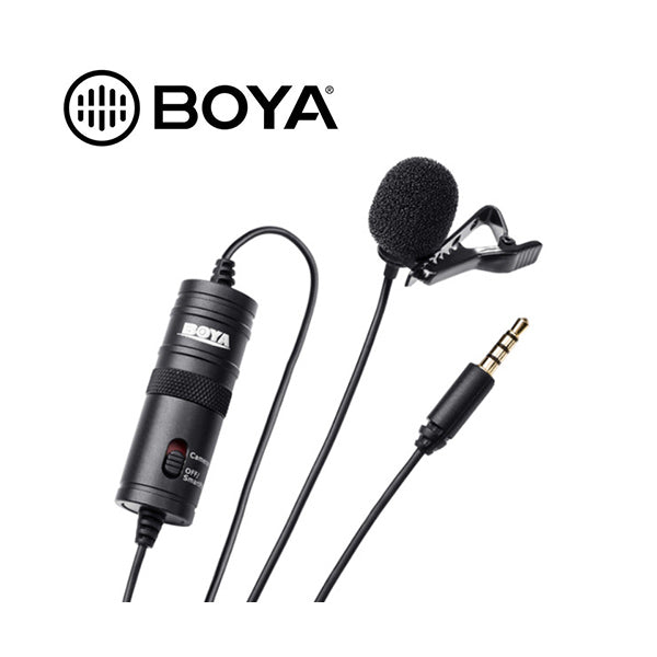 Boya Audio Black / Brand New Boya, BY-M1 Omnidirectional Lavalier Microphone