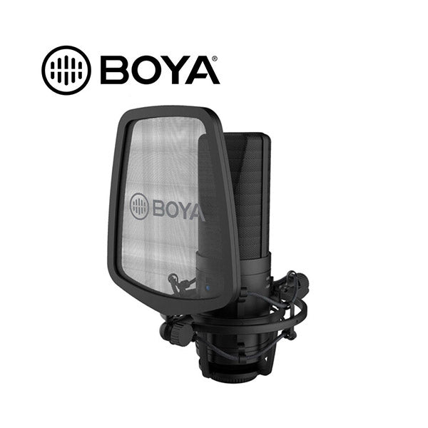 Boya Audio Black / Brand New Boya, BY-M1000 Professional Large Diaphragm Condenser Microphone
