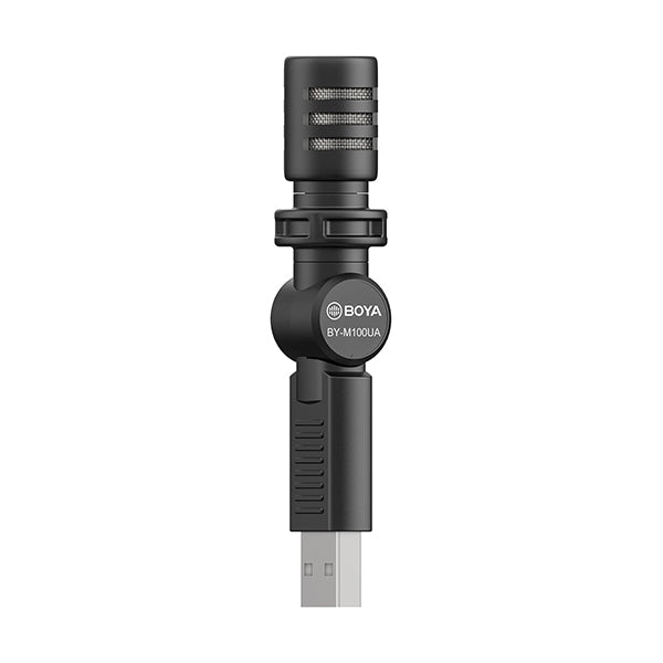 Boya Audio Black / Brand New Boya, BY-M100UA Omnidirectional USB Condenser Microphone for Windows and Mac Computers