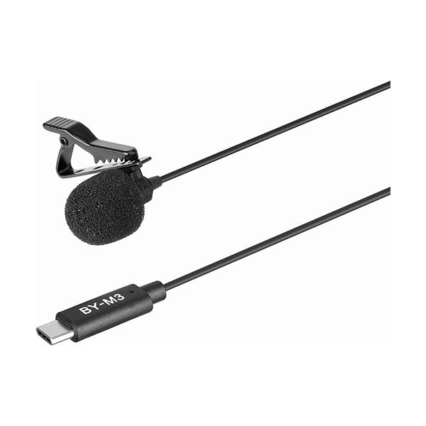 Boya Audio Black / Brand New Boya, BY-M3, Lavalier Mic for Android Device