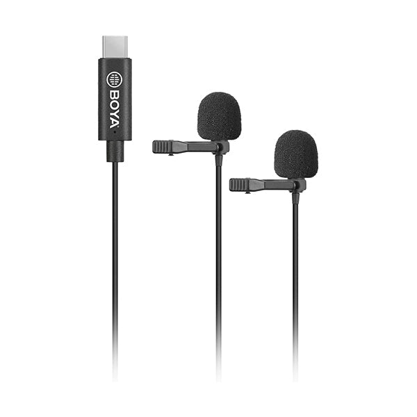 Boya Audio Black / Brand New Boya, BY-M3D, Digital Dual Lavalier Microphones