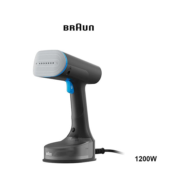 Braun Household Appliances Braun QuickStyle 5, Garment Steamer, Dual Heated FreeGlide 3D Technology, Handheld Garment Steamer with FastHeating 45 Sec, Vertical Ironing, Capacity 150 ml, Cord 2.5m, 1200W - GS 5031 BL - Blue