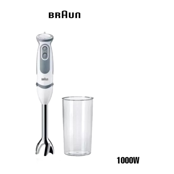 Braun Kitchen & Dining Braun MQ50001M Vario Hand Blender – 21-Speed Handheld Immersion Blender with PowerBell VPlus, TurboBoost & EasyClick Systems, Stainless Steel Blades, SplashControl, 500W, Hand Blenders for Smoothies