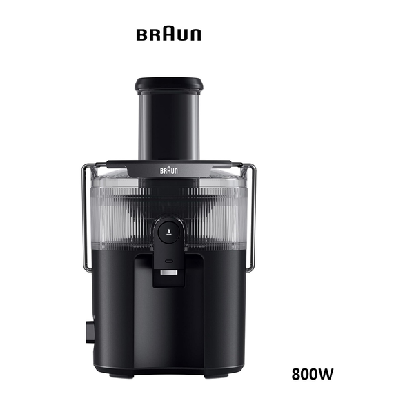 Braun Kitchen & Dining Braun MultiJuice 5 SJ5000, Centrifuge ColdXtract Technology, Filling Opening 75 mm, Juice Container 1.5L, Anti-Drip System, Quadruple Security System, Stainless Steel Filter, 800W, Black