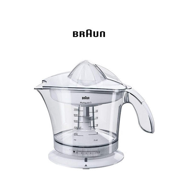 Braun Kitchen & Dining Braun Press Citrus Juicer Citromatic, White, 20 Watts, MPZ 9