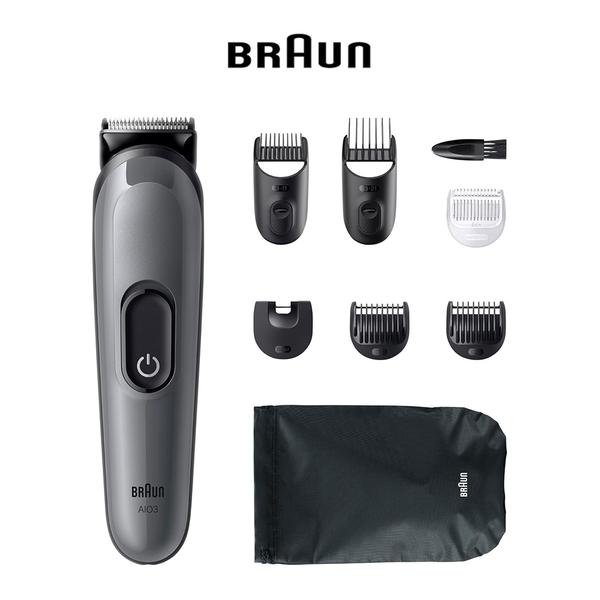 Braun Personal Care Braun AIO3540 All-in-One Series 3 Beard Trimmer with 8-in-1 Grooming Kit