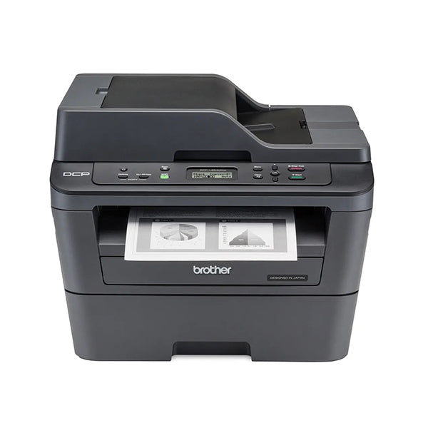 Brother Print & Copy & Scan & Fax Black / Brand New / 1 Year Brother Mono Laser Printer - DCP-L2540DW