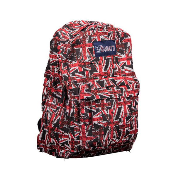 Bugatti Backpacks Red Black / Brand New Bugatti, School bag - BUGATTI-103
