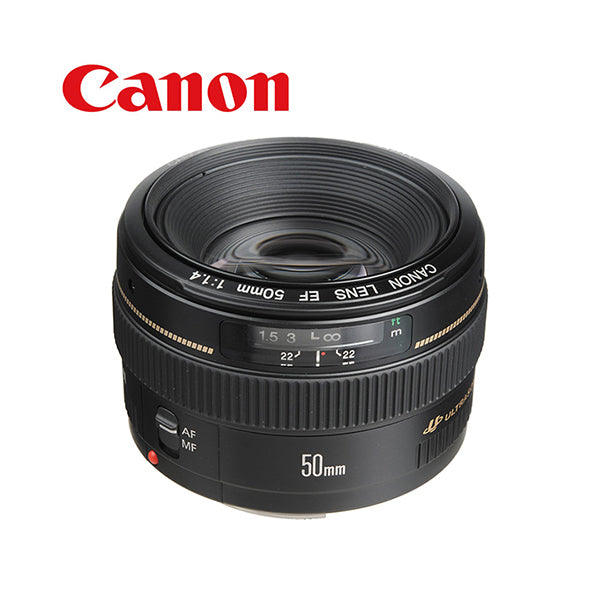 Canon Camera & Optic Accessories Black / Brand New Canon EF 50mm f/1.4 USM Lens