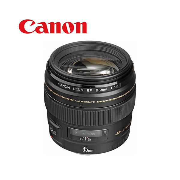 Canon Camera & Optic Accessories Black / Brand New Canon EF 85mm f/1.8 USM Lens