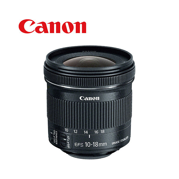 Canon Camera & Optic Accessories Black / Brand New Canon EF-S 10-18mm f/4.5-5.6 IS STM Lens