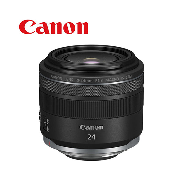 Canon Camera & Optic Accessories Black / Brand New Canon RF 24mm f/1.8 Macro IS STM Lens