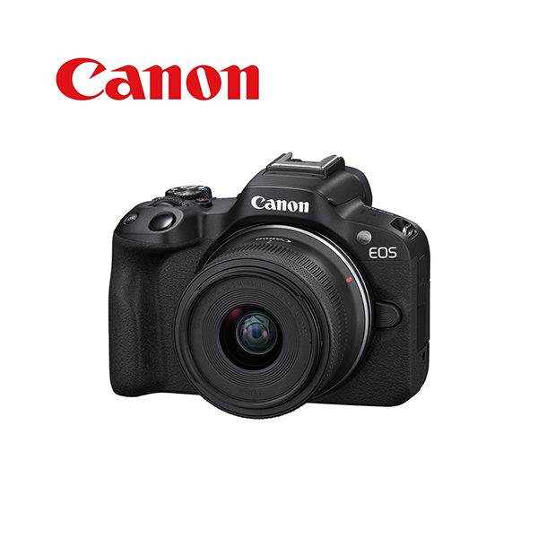 Canon Cameras Black / Brand New / 1 Year Canon EOS R50 Mirrorless Camera with 18-45mm Lens