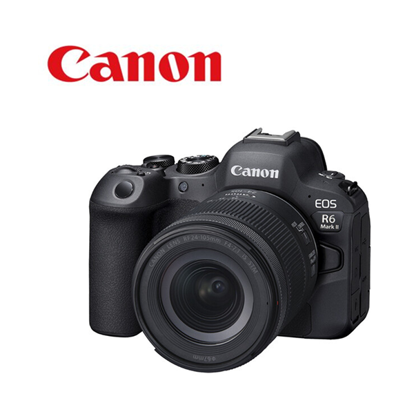 Canon Cameras Black / Brand New / 1 Year Canon EOS R6 Mark II Mirrorless Camera with 24-105mm