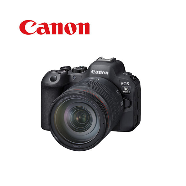 Canon Cameras Black / Brand New / 1 Year Canon EOS R6 Mark II Mirrorless Camera with 24-105mm f/4 Lens