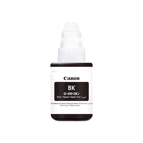 Canon Print & Copy & Scan & Fax Black / Brand New Canon GI-490 Ink Bottle, Black