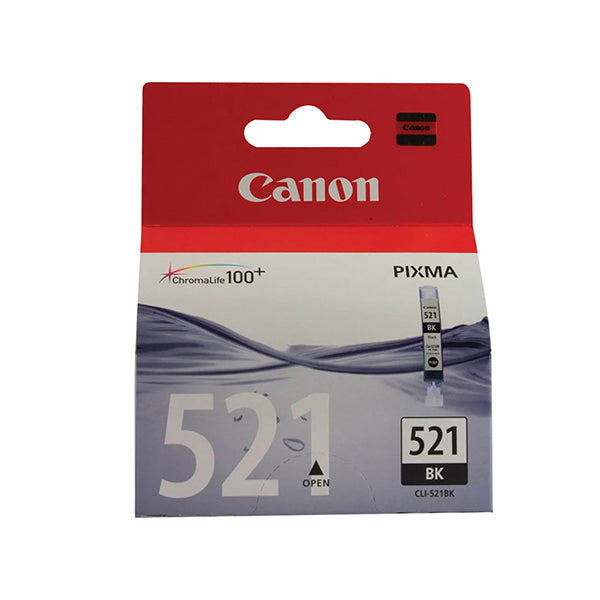 Canon Print & Copy & Scan & Fax Black / Brand New Canon Ink Cartridge 521 Black